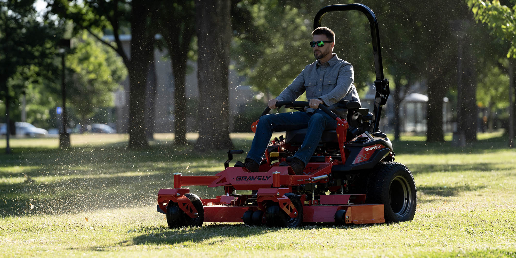 Precision lawn mowing