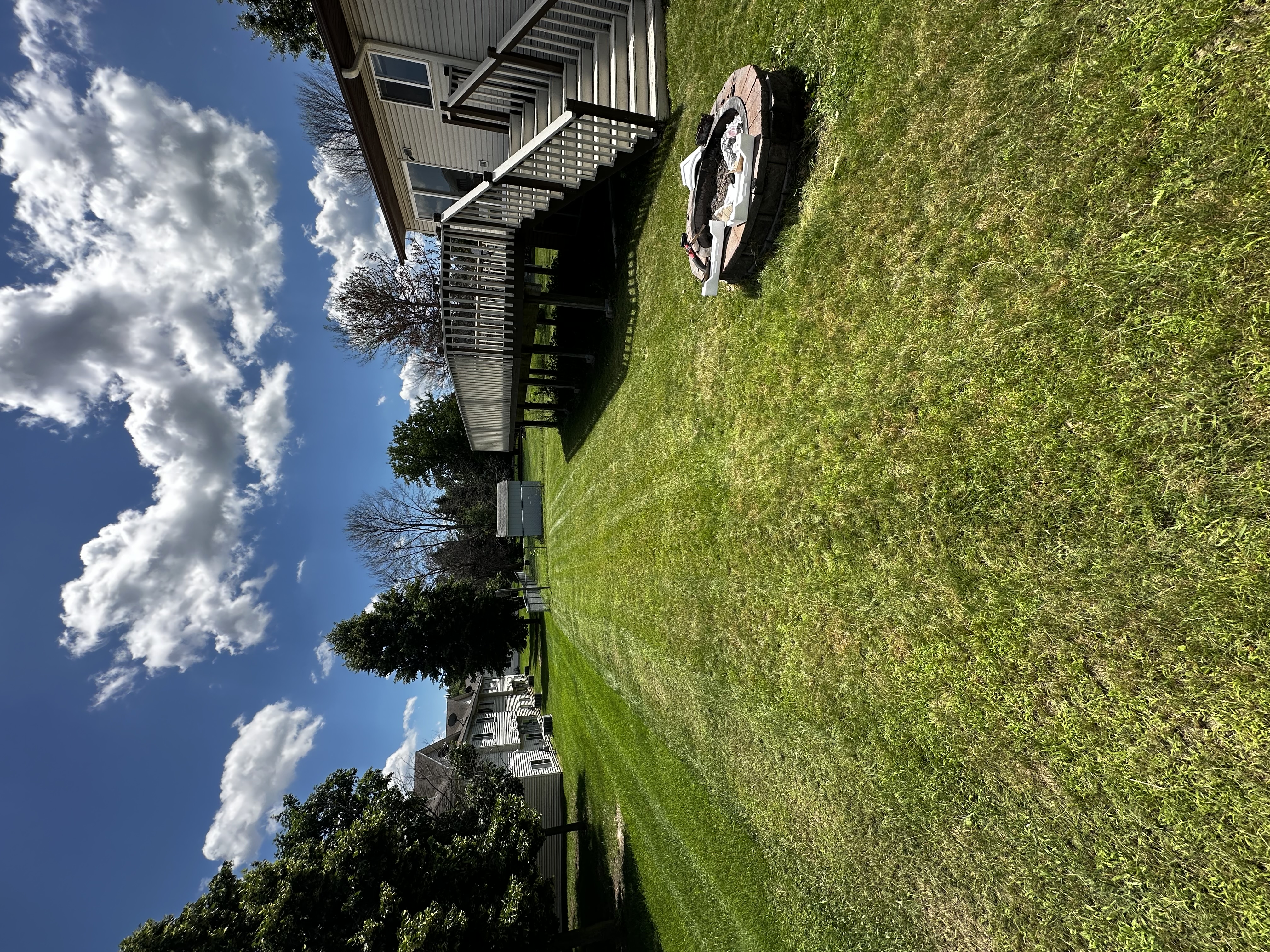 Completed landscape project